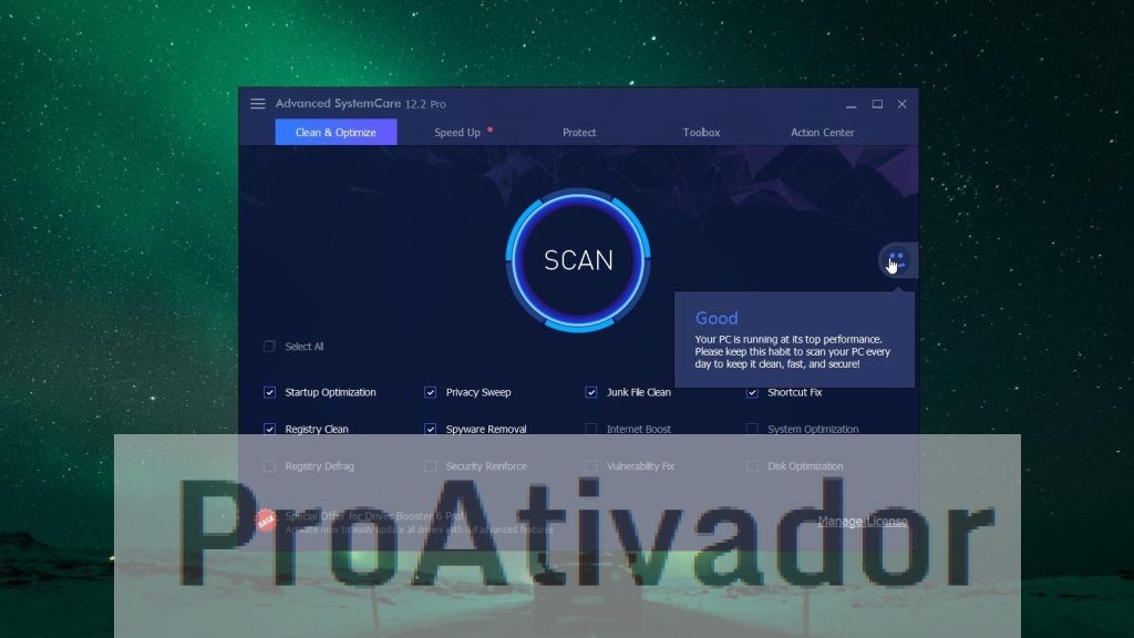 Advanced SystemCare Pro 19 Crackeado 19.1.0 Chave de Ativação​