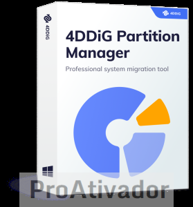 4DDiG Partition Manager Crackeado 4.3.11 Baixar Grátis PT-BR