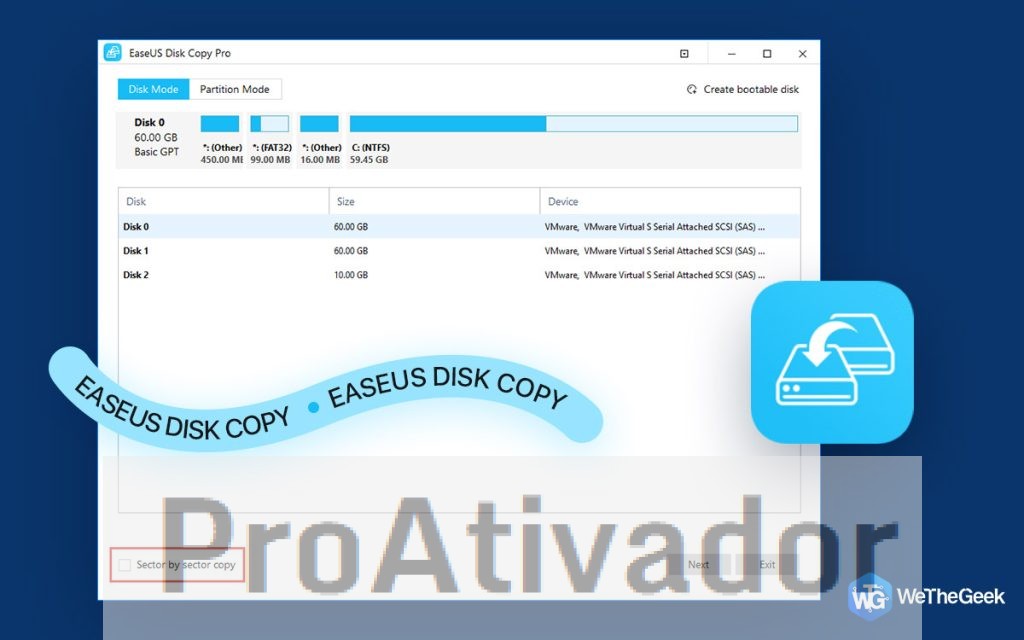 EaseUS Disk Copy 6.9.0 Crackeado 2026 Chave De Ativação​