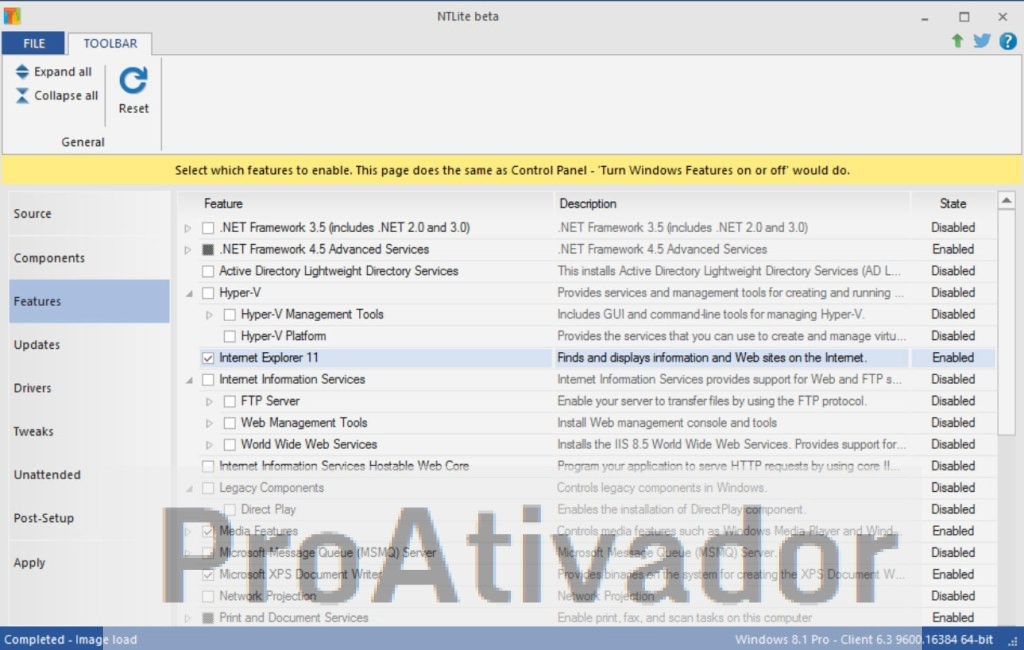 NTLite 2025.12.10736 Cracked Pro Ativado Baixar PT-BR
