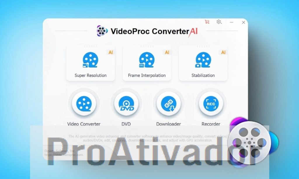 ​​VideoProc Converter AI 8.5 Crackeado Baixar Português PT-BR